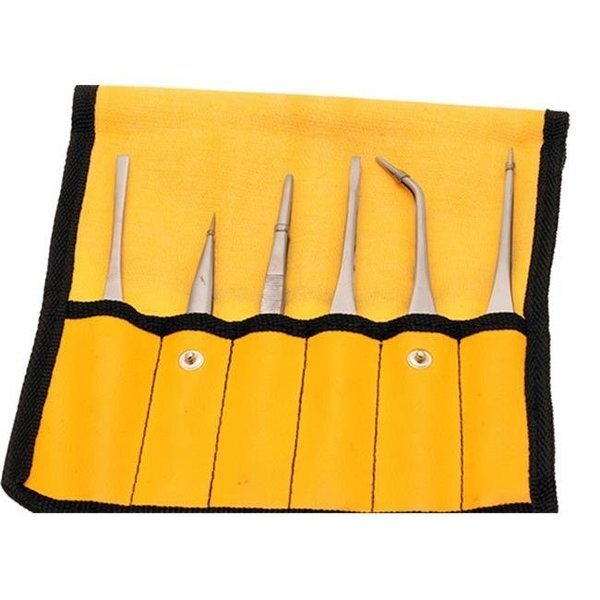 General Purpose Tweezers Set - 6 Piece, Totaltools, Mfr#: TO193921